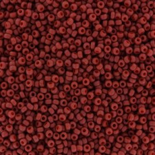 Miyuki rocailles Perlen 11/0 - Matted opaque terra cotta 11-2315